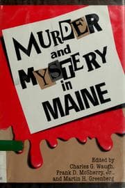 Tapa de Murder and mystery in Maine