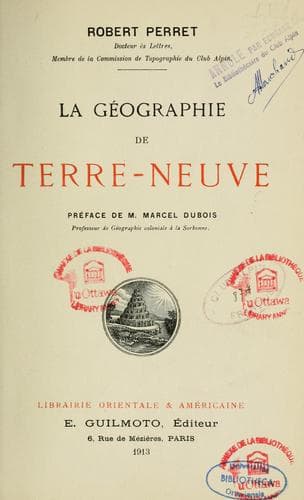 Tapa de La géographie de Terre-Neuve