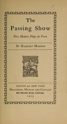 Tapa de The passing show