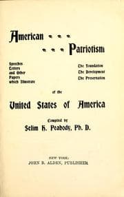 Tapa de American patriotism