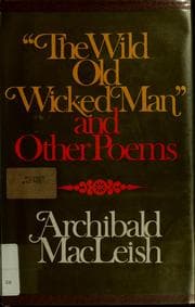 Tapa de The wild old wicked man