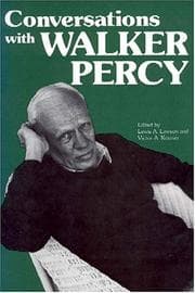 Tapa de Conversations with Walker Percy