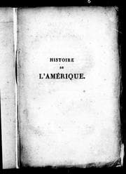 Tapa de Histoire de l'Amérique