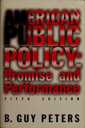 Tapa de American public policy