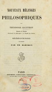 Tapa de Nouveaux mélanges philosophiques