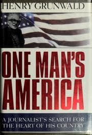 Tapa de One man's America