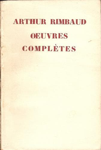 Tapa de Oeuvres complètes