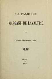 Tapa de La famille Margane de Lavaltrie