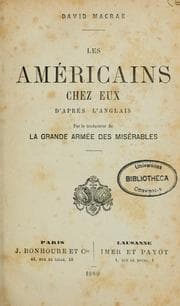 Tapa de Les Américains chez eux d'après l'anglais