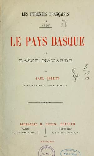 Tapa de Le pays basque et la Basse-Navarre