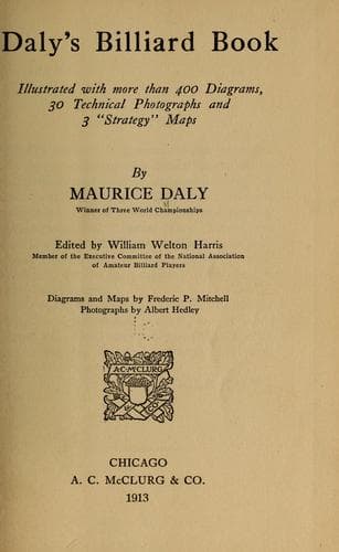 Tapa de Daly's billiard book