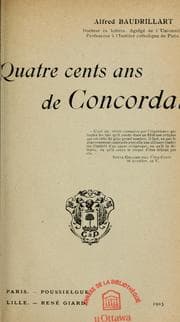 Tapa de Quatre cents ans de Concordat