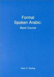 Tapa de Formal spoken Arabic