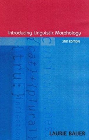 Tapa de Introducing linguistic morphology