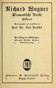Tapa de Dramatische Werke