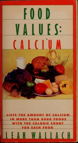 Tapa de Food values.