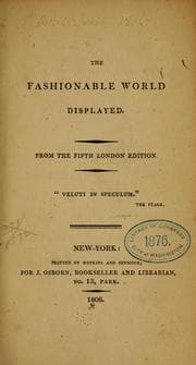 Tapa de The fashionable world displayed...
