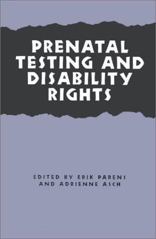 Tapa de Prenatal testing and disability rights