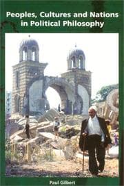 Tapa de PEOPLES, CULTURES AND NATIONS IN POLITICAL PHILOSOPHY