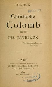 Tapa de Christophe Colomb devant les taureaux