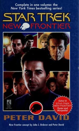 Tapa de Star trek, new frontier.