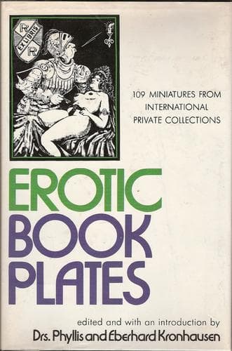 Tapa de Erotic bookplates