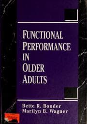 Tapa de Functional performance in older adults