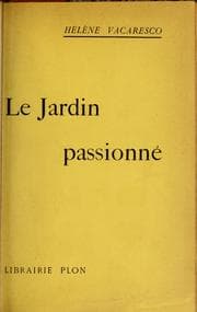 Tapa de Le jardin passionné