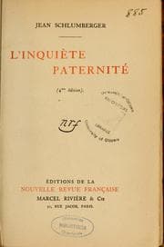 Tapa de L'inquiète paternité