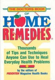 Tapa de The Doctors book of home remedies