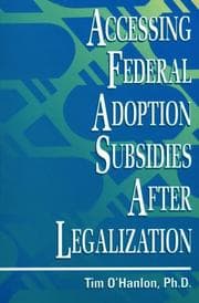 Tapa de Accessing federal adoption subsidies after legalization