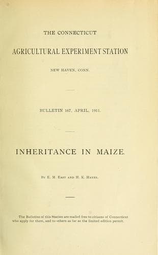 Tapa de Inheritance in maize
