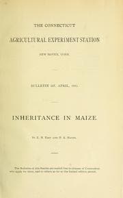 Tapa de Inheritance in maize