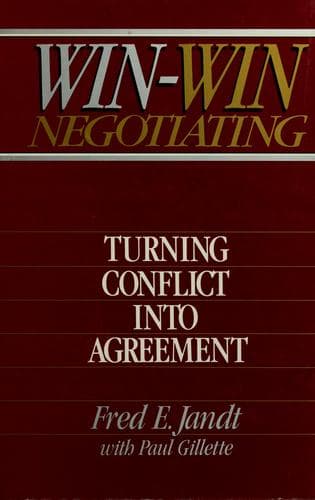 Tapa de Win-Win negotiating