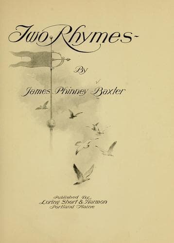 Tapa de Two rhymes