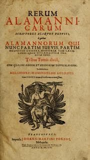 Tapa de Rerum Alamannicarum scriptores aliquot vetusti