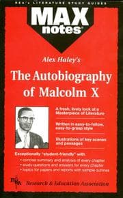 Tapa de Autobiography of Malcolm X as told to Alex Haley, The (MAXNotes Literature Guides)