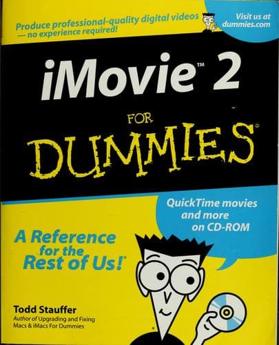 Tapa de iMovie 2 for Dummies