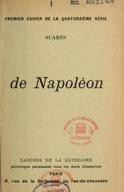 Tapa de De Napoléon
