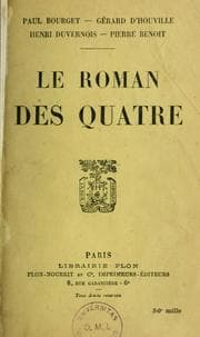 Tapa de Le roman des quatre