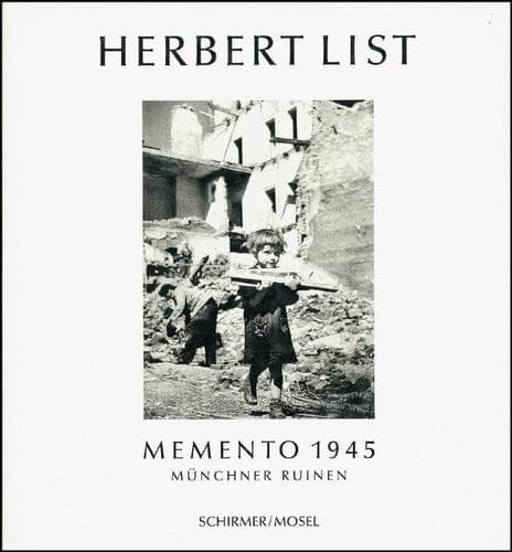 Tapa de Herbert List Memento 1945