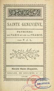 Tapa de Sainte Genevieve de Paris et de France