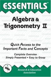Tapa de The essentials of algebra & trigonometry