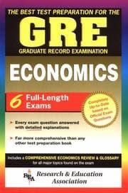 Tapa de The Best test preparation for the GRE, graduate record examination in economics