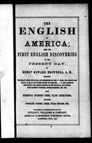 Tapa de The English in America
