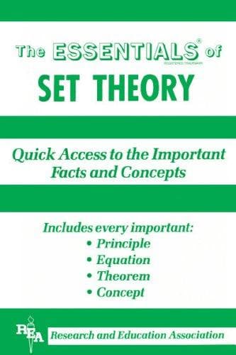 Tapa de The ESSENTIALS of set theory