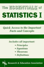 Tapa de The essentials of statistics I