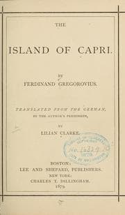 Tapa de The island of Capri