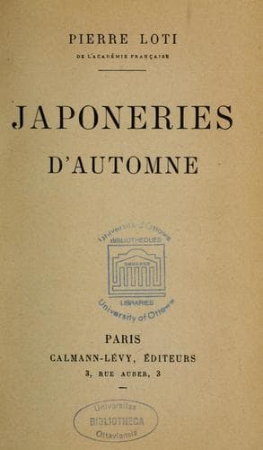 Tapa de Japoneries d'automne