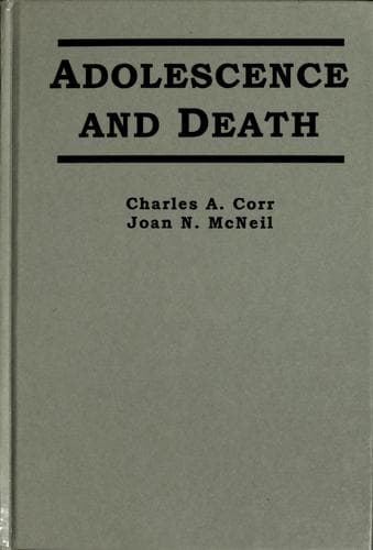 Tapa de Adolescence and death